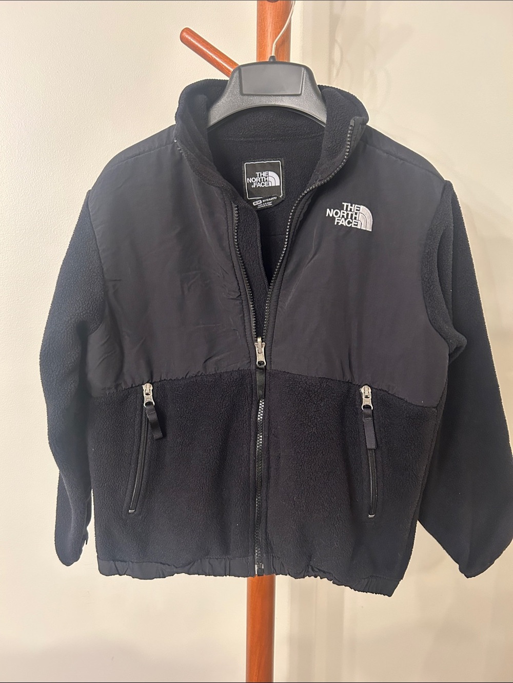 The North Face Kids Black Fleece Puffer-Style Jacket